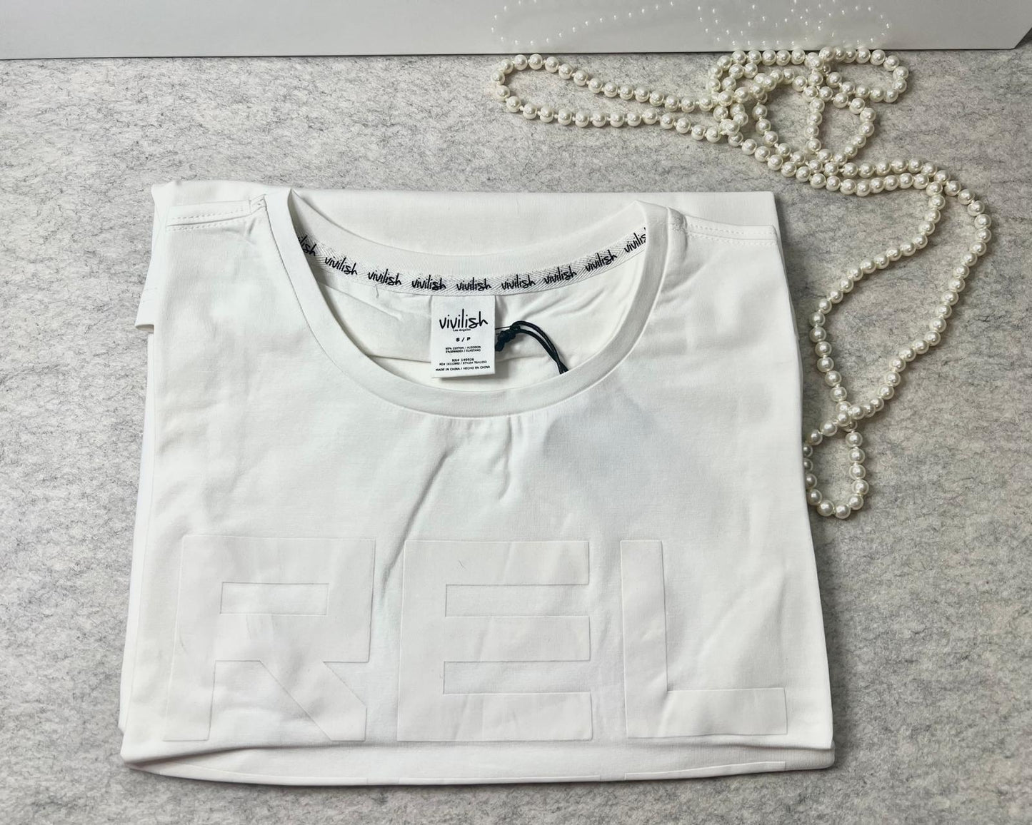 RELATIONSHIP TOP - CAMISA MANGA CORTA BLANCA