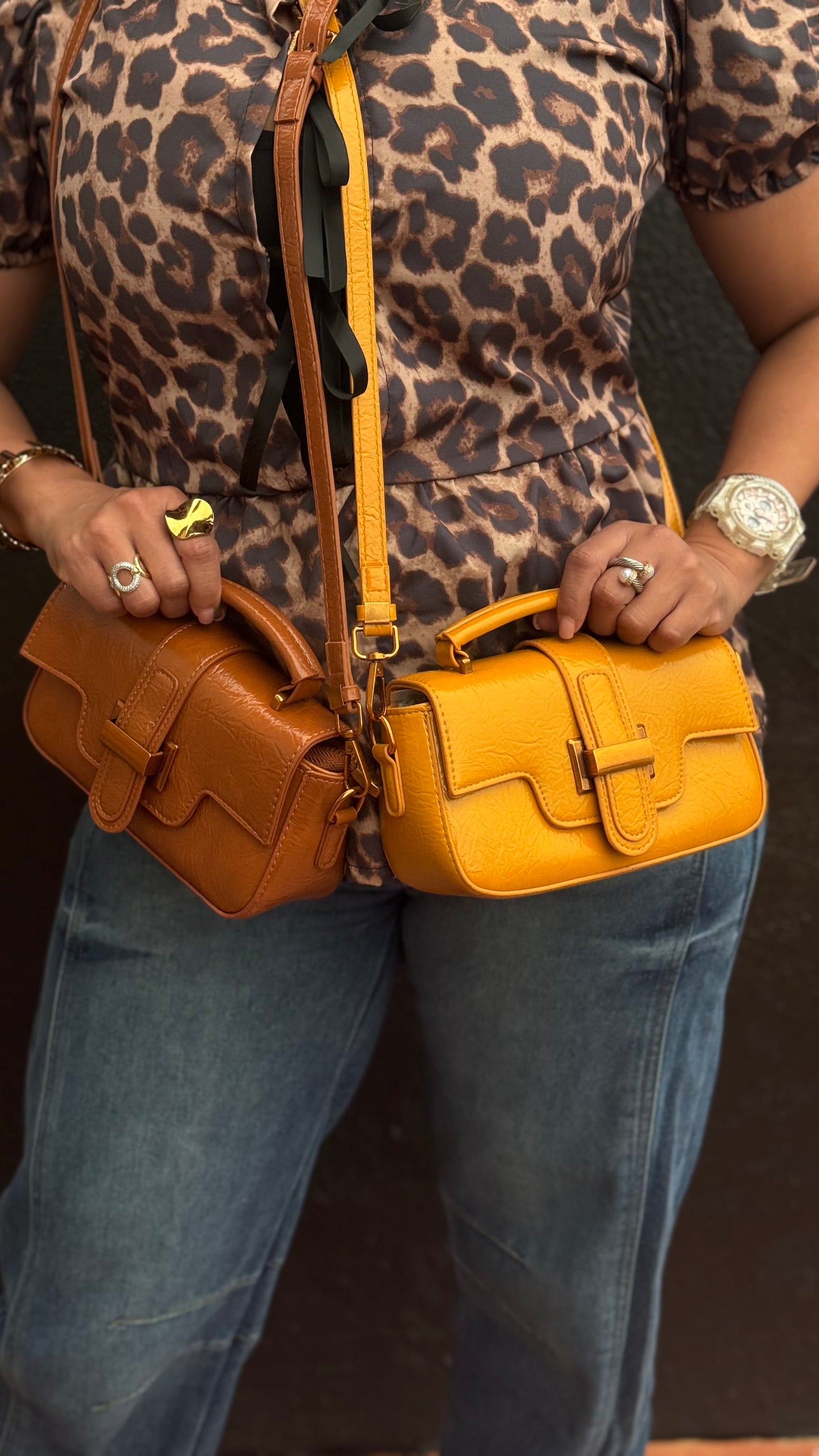 Amber Glow Bag - Brilla con el encanto cálido del otoño
