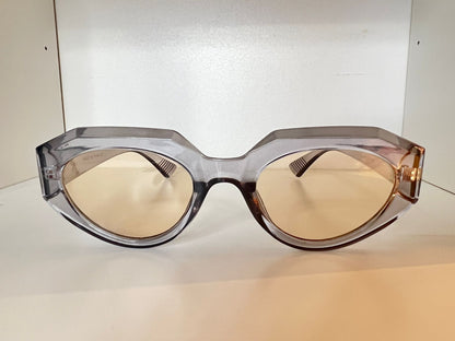AMANDA SUNGLASSES - GAFAS PARA EL SOL MONTURA GRIS TAMAÑO MEDIANO