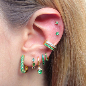 Perfect Green Ear Cuff