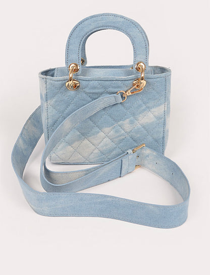 DENIM CLUTCH - CARTERA DE MANO EN MAHÓN