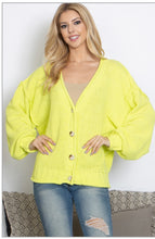 Cargar imagen en el visor de la galería, Lime Puff Sweater
