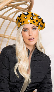 Leopard Beret